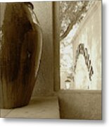 Sedona Series - Jug And Window Metal Print