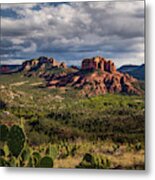 Sedona  - View From The Airport Trail Metal Print