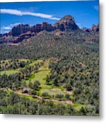 Seven Canyons Sedona Golf Course Metal Print