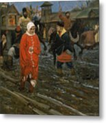 Seventeenth-century Moscow Street Metal Print