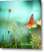She Rests In Beauty Metal Print