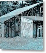 Shed Home Office Metal Print