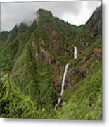 Shenlong Waterfall 8x10 Horizontal Metal Print