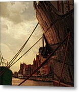 Ship And Boat Harbour Metal Print