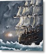 Ship Voyage Metal Print