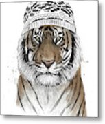Siberian Tiger Metal Print