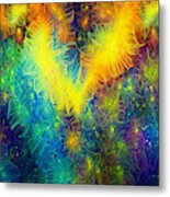 Silk-featherbrush Number 1 - Rhapsody In The Key Of Joy And Mystery Metal Print