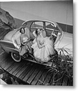 Simca Aronde Metal Print