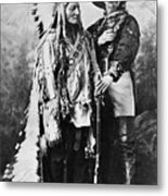 Sitting Bull And Buffalo Bill Cody Metal Print