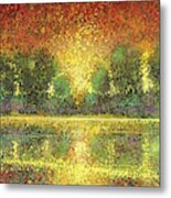 Sizzling Seclusion Metal Print