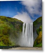 Skogafoss Metal Print