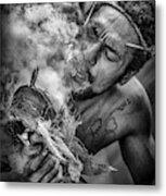 Small Nambas: Man's Work Metal Print