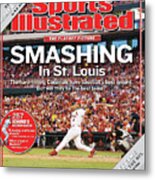 Smashing In St. Louis Sports Illustrated Cover Metal Print