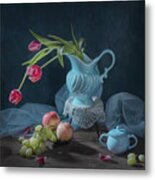 Smell The Fruits Metal Print