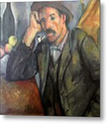 Smoker, C1890-c1892. Artist Paul Cezanne Metal Print