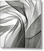 Smoky Gauze Fabric Metal Print