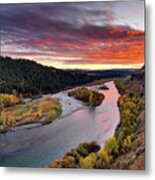 Snake River Sunset 3 Metal Print