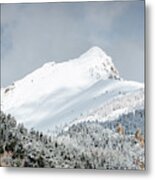 Snowy Mountains - 9 - French Alps Metal Print