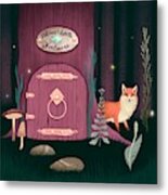 Sorcerer Of Woodland Charms Potions Spells And Fortunes Metal Print