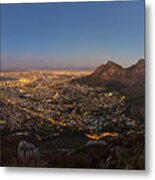 South Africa, Cape Town With Table Metal Print
