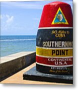 Southernmost Point In Continental Usa Metal Print