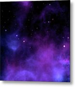 Space With Stars Metal Print