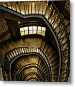 Spiral Staircase  Meßberghof Metal Print