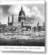 St Pauls Cathedral, With The Lord Metal Print