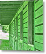 Stables Of Green Metal Print