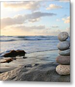 Stacked Rocks Metal Print