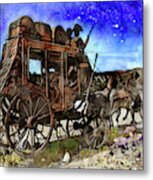 Stagecoach Metal Print