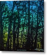 Stained Glass Dawn Metal Print