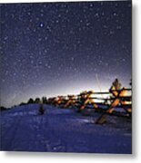 Stars Of Wyoming Metal Print