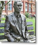 Statue Of Alan Turing Metal Print