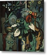 Still Life With Flowers And Jug, 1929 Metal Print