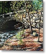 Stone Bridge, Vaughan's Woods Metal Print