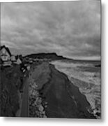 Stormy Sidmouth Metal Print