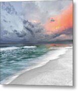 Stormy Sunrise - Gulf Shores Alabama Metal Print