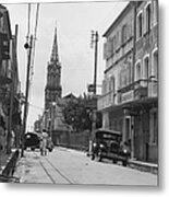Street In Martinique Metal Print