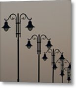 Street Lamps Metal Print
