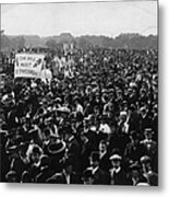 Suffrage Protest Metal Print