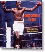 Sugar Ray Leonard, 1979 Wbc Welterweight Title Sports Illustrated Cover Metal Print