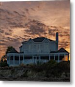 Sullivan's Island Sunset Home Metal Print