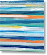 Summer Surf 3- Art By Linda Woods Metal Print