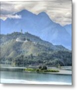 Sun Moon Lake Metal Print