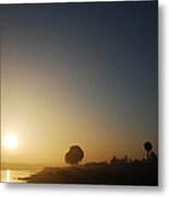 Sunrise Over The Bay Of Bengal Metal Print