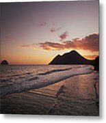 Sunset At Diamond Beach Metal Print