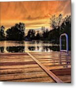 Sunset Embers Metal Print