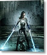 Superhero Character Metal Print