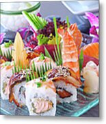 Sushi Set Metal Print